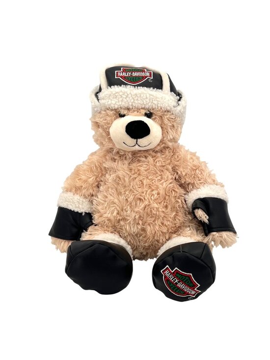 Harley-Davidson Other - Harley-Davidson Motorcycles Plush Teddy Bear Biker Gear Logo Kids Preferred 2007